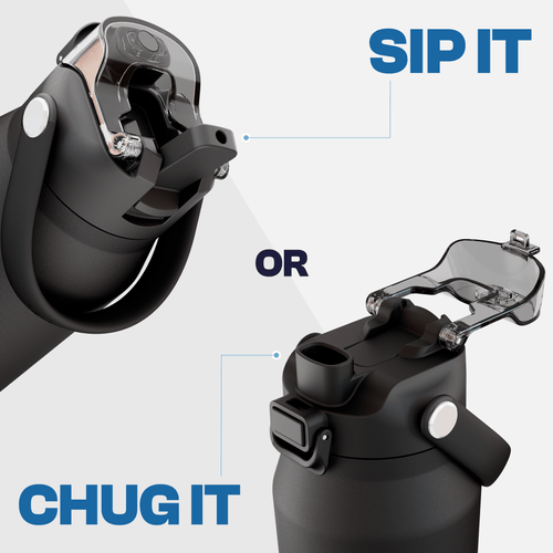 Bottle Buddy 32oz | Purple Glitz